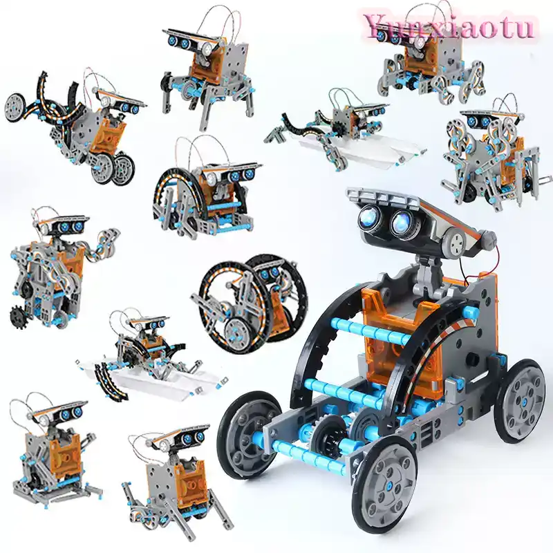 12-in-1 Solar Robot STEM Build - Stem Solar Robot Kit For Kids review and price