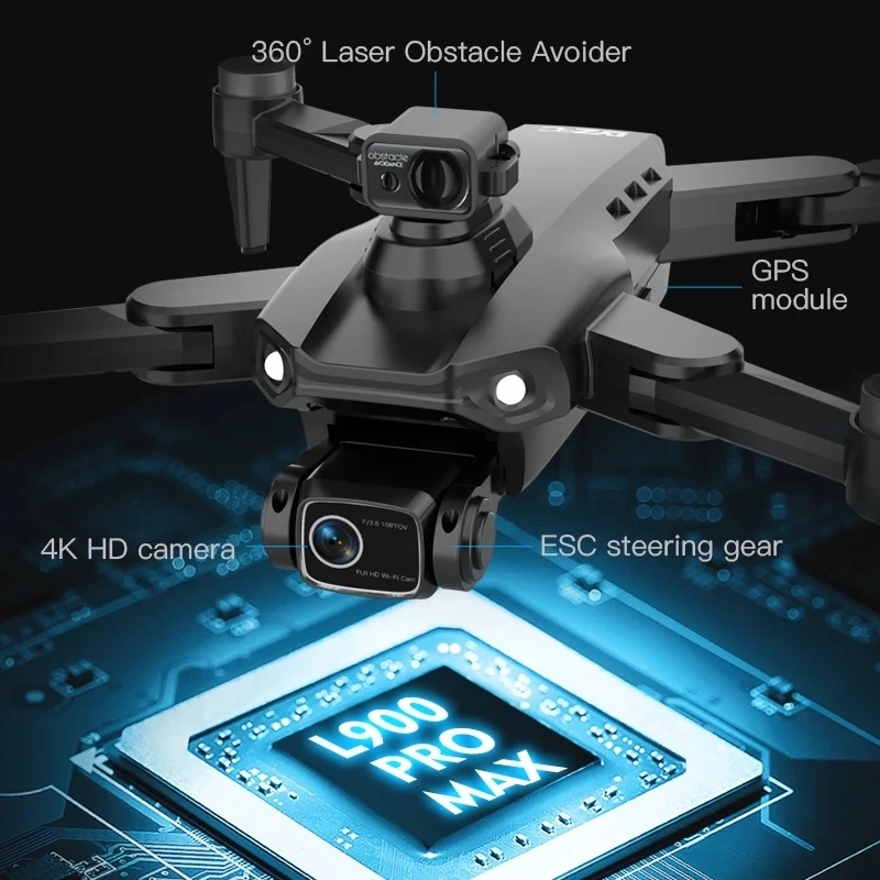 L900 Pro MAX GPS Drone 4K Prof - Fpv Brushless Rc Drone 4K review and price