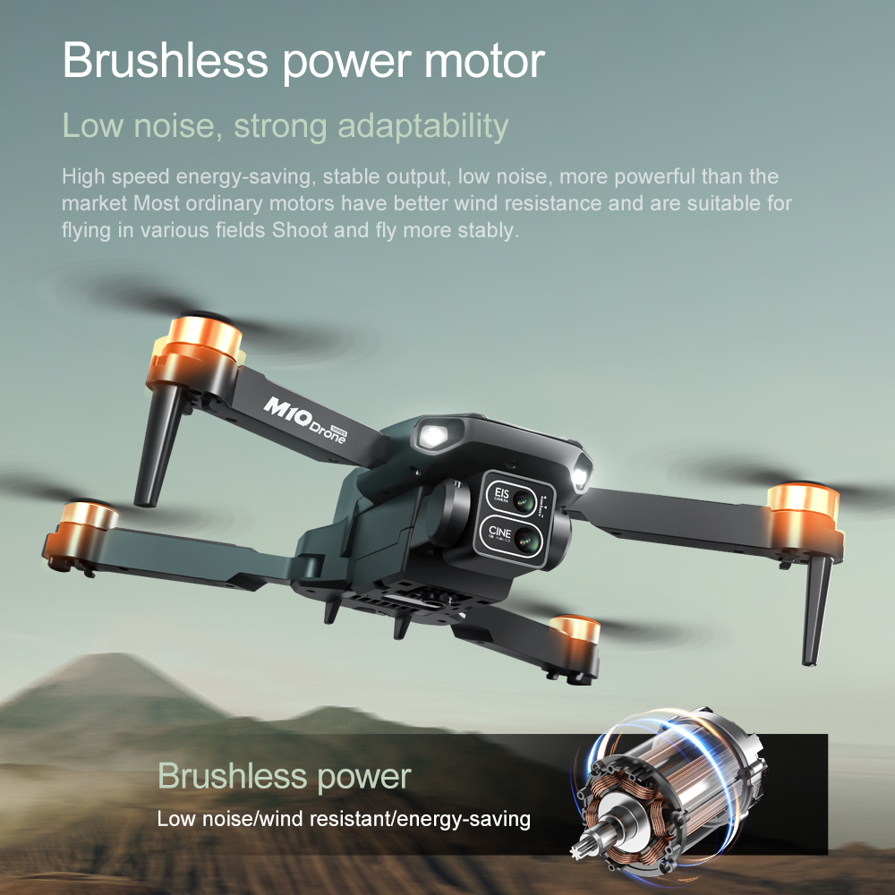 Original Drone M10 4K 5G HD Du - Fpv Brushless Rc Drone 4K review and price