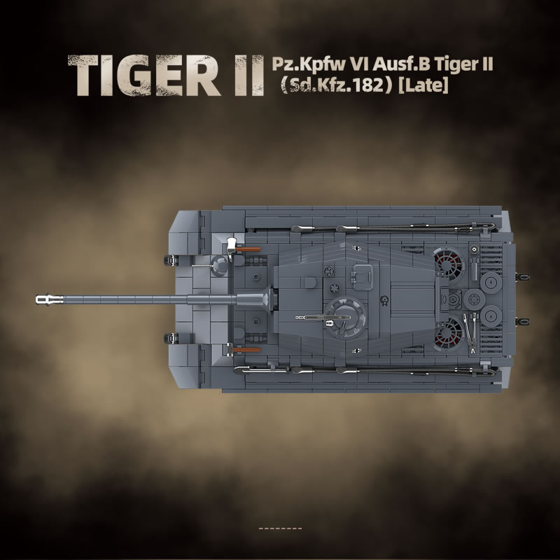 WW2 Military The King Tiger He - Lego Compatible Military Tank review and price