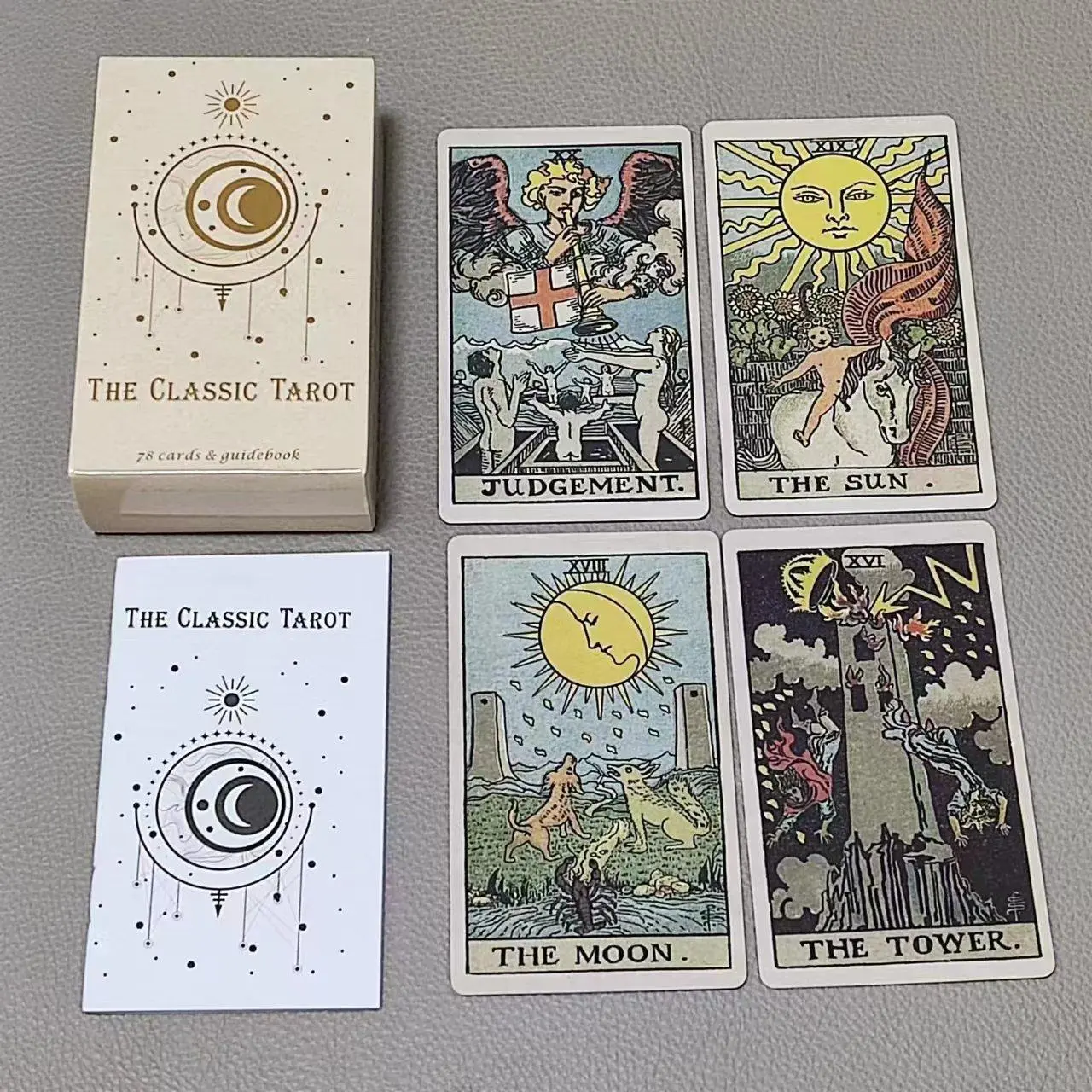 10.3*6cm The Classic Tarot 78  - Tarot Cards Deck With Guidebook review and price