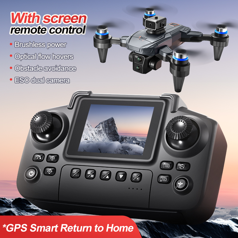GPS RC Drone With Screen 4K Pr - Fpv Brushless Rc Drone 4K review and price