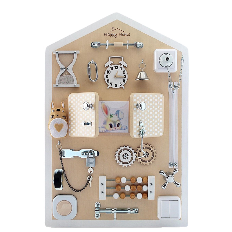 Montessori Wooden Toys Accesso - Montessori Wooden Busy Board Toddler review and price