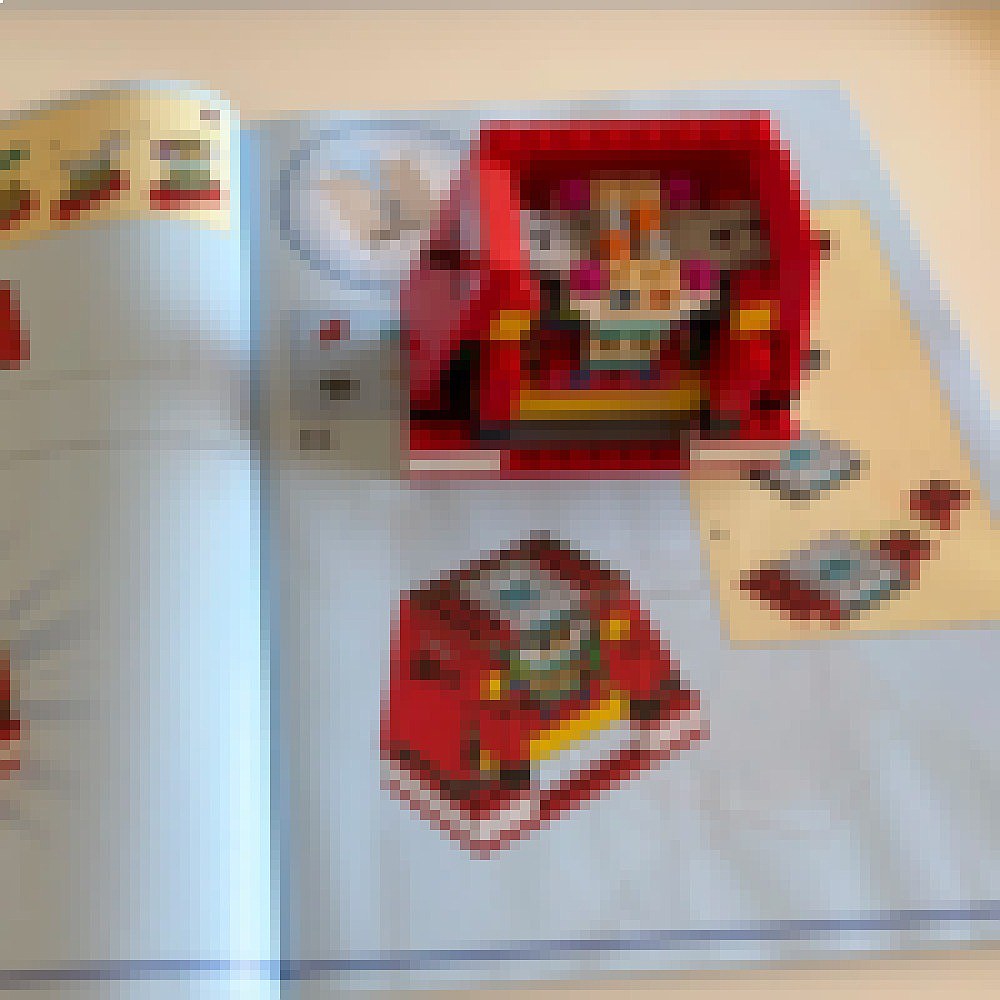 In-stock White-Bearded Santa B - Building Blocks review and price
