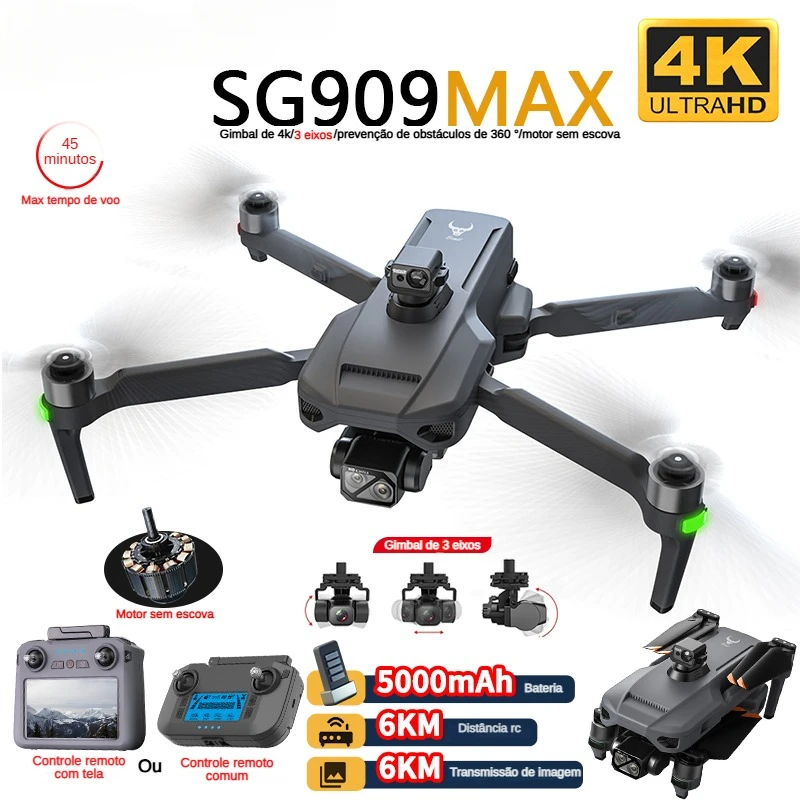 ZLL SG909 SG909MAX Professiona - Fpv Brushless Rc Drone 4K review and price