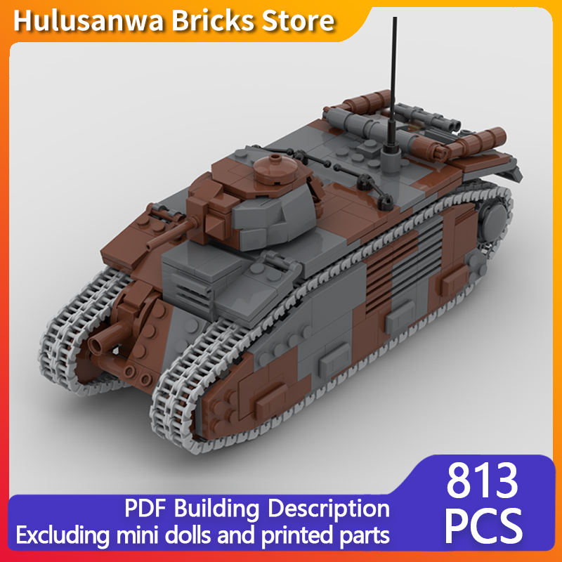 B1 Bis Military Tanks Model MO - Lego Compatible Military Tank review and price