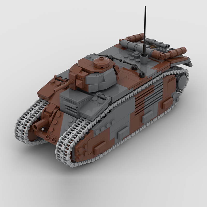 B1 Bis Military Tanks Model MO - Lego Compatible Military Tank review and price