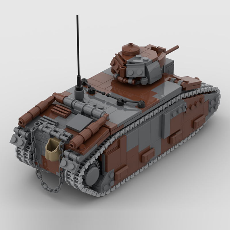 B1 Bis Military Tanks Model MO - Lego Compatible Military Tank review and price